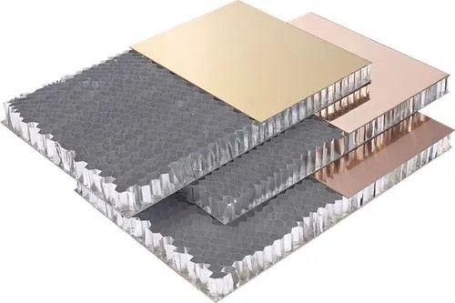 알루미늄 허니콤 코어에서 0.08 밀리미터 두꺼운 스테인레스 강철 샌드위치 패널