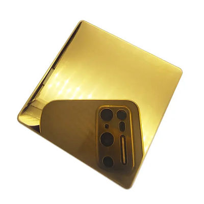 201 321개 반사경 스테인레스 강판 티타늄 금빛 컬러는 3.0 밀리미터  두께를 코팅했습니다