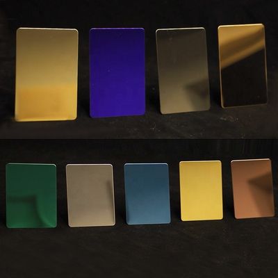 201 321개 반사경 스테인레스 강판 티타늄 금빛 컬러는 3.0 밀리미터  두께를 코팅했습니다