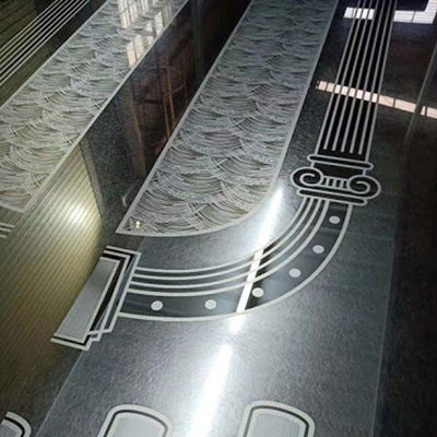 304 에칭된 거울 본 엘리베이터 스테인리스 장 벽면 1219x2438mm