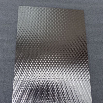 5WL 패턴 0.2mm 두께와 함께 부각 스테인리스 스틸 엽 금속 BA 마무리