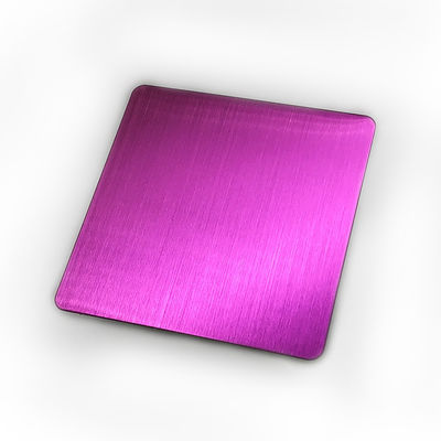 두꺼운 4X10 금 PVD 색깔에 의하여 도금되는 316 장식적인 스테인리스 장 1.2 mm