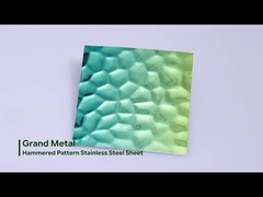 8K 반사경 도장찍힌 스테인레스 강판 0.5 밀리미터 물 잔물결 스테인레스 강 천정판