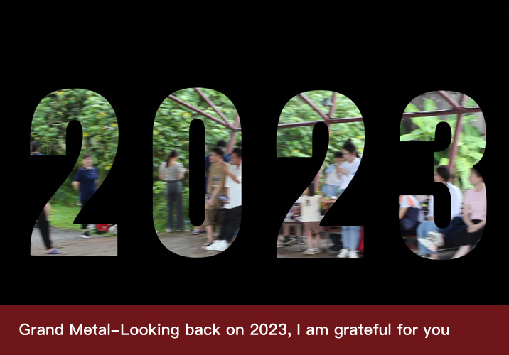 회사 동영상 에 대한 Grand Metal-Looking back on 2023, I am grateful for you !