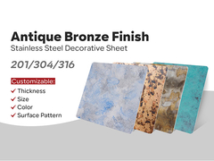 고대 스테인레스 스틸 엽 201 304 316 스테인레스 스틸 고대 구리