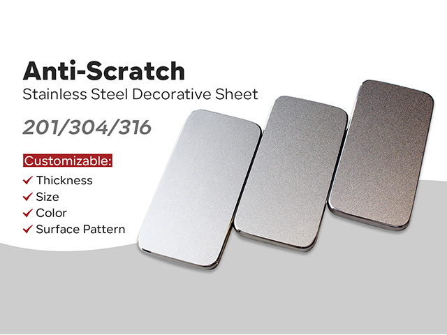 회사 동영상 에 대한 Anti-scratch Stainless steel Sheet 304 316 Bead Blasted stainless steel decorative sheet