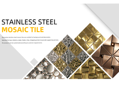 201 304 316 금속 모자이크 타일 장식용 스테인레스 스틸 모자이크 타일